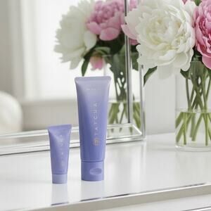 Tatcha The Rice Wash Cleanser Full Size + Mini Travel Size Bundle